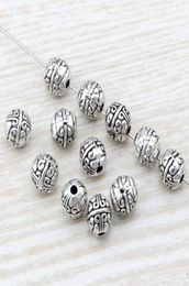 Mic 100pcs Antique Silver Alloy Exquis Spacer Perles 75x8mm s'adapte au bracelet de bracelet de charme de style européen D315226246