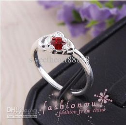 100 unids/lote anillos de cristal de diamantes de imitación de estilo mixto Chapado en plata aptos para bodas cumpleaños fiesta de graduación joyería de moda