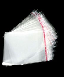 MIC 400pcslot Bolsas de plástico transparentes de sello adhesivo 9x6cm Puques de joyería Bolsas de joyería2539426
