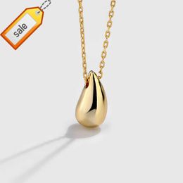 MICCI Groothandel Minimalistische Non Tarnish Gratis Waterdichte Sieraden Waterd Drop Hanger Mode dames vergulde sieraden Ketting