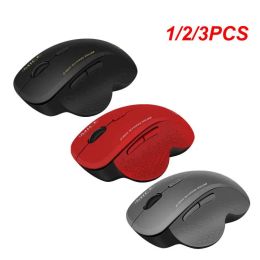 Souris 1/2/3 pièces souris ergonomique souris sans fil souris d'ordinateur pour ordinateur portable 2.4Ghz USB Mini Mause 1600 DPI 6 boutons souris optiques