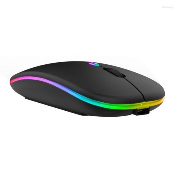 Souris 10 m sans fil Transmission Distance souris 2.4G Bluetooth LED USB jeu ergonomique pour ordinateur portable souris