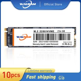 MICE 10PCS WALRAM M.2 NVME SSD 128 GB 256 GB 512GB 1TB SSD 2TB HARD RICHT M2 SSD M.2 PCIE SSD Interne harde schijf voor laptop Desktop MSI