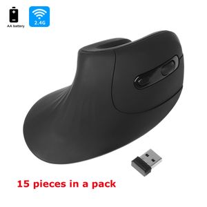 Ratones 15 piezas / 5 piezas Ratón inalámbrico vertical USB Juegos de computadora Ratones con cable Óptico Silencioso Gamer Ergonómico Mause para computadora portátil PC Tableta