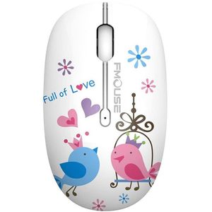 Souris 2.4G optique belle souris sans fil souris silencieuse mignonne souris de voyage sans fil 1600 DPI Compatible pour ordinateur portable ordinateur portable