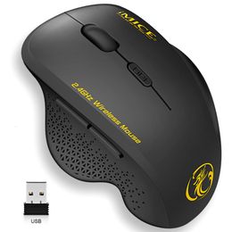 Muizen 2.4G Draadloze Muis Computermuis Ergonomische Muis Gaming 1600 DPI USB Optische Mause Gamer Pc Muizen Wirelesss Voor Computer Laptop 230831