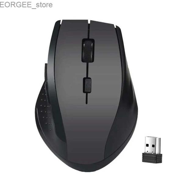 Rateo de 2.4 GHz Bluetooth Mouse inalámbrico para el mouse de juego de juegos de PC de computadora con accesorios para computadora portátil receptor USB para Windows Win/XP/Vista Y240407