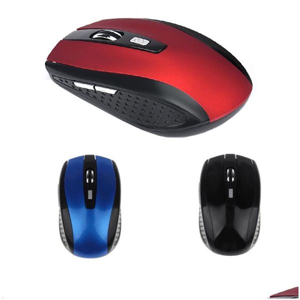 Souris 2.4Ghz Usb Optique Sans Fil Souris Récepteur Sommeil Intelligent Économie D'énergie Pour Ordinateur Tablette Pc Ordinateur Portable Ordinateur Portable De Bureau Portable Dro Dhoim