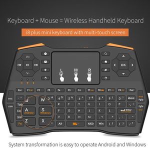 Souris 2,4 GHz Clavier sans fil Mini Air Mouse avec pavé tactile très sensible pour ordinateur portable GK99