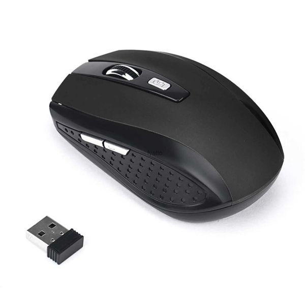 Ratón ratón de 2.4GHz Ratón inalámbrico con receptor USB USB Gaming Ergonomic Silent Gaming para la consola H240407