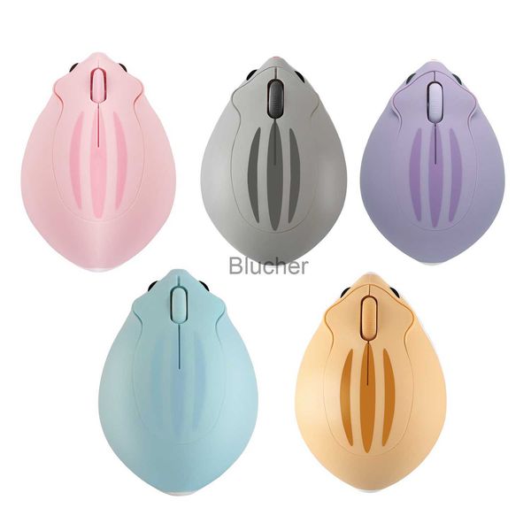 Souris 24G Bluetooth Souris 3D Mini Hamster Mignon Souris Rose USB Optique Ordinateur Mause 1600DPI Jeu Souris Ergonomique Pour Ordinateur Portable Enfant Cadeau x0706