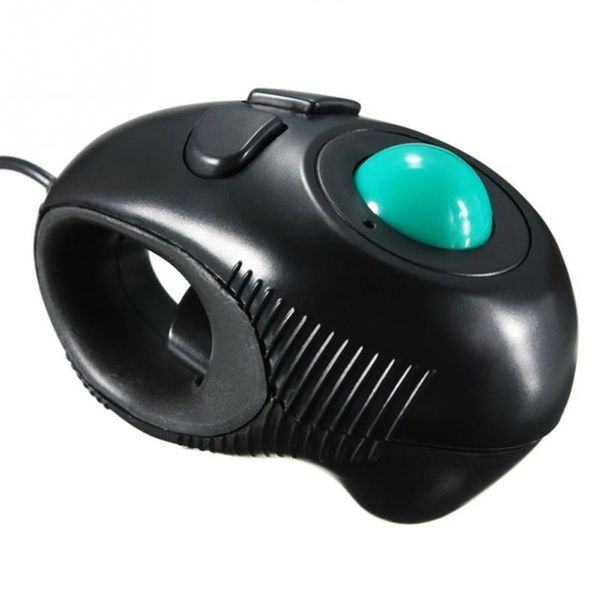 Ratones 4D USB Mini Trackball Ratón con cable Ratones Control de pulgar Ratón portátil de mano para PC Computadora portátil