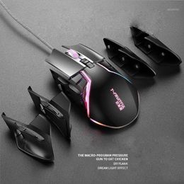 MICE 6400DPI 7 Deel Y2 Mechanische muis Verwijderbare Assemble 8 Keys Gaming SPCP198 Game Engine PC Gamer Completo CPU Gamer1