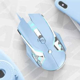 MICE AJAZZ AJ120 MONDE DE GAMING TELLEMENTS jusqu'à 8000DPI adapté au PC avec des souris bleues blanches et roses en option H240407