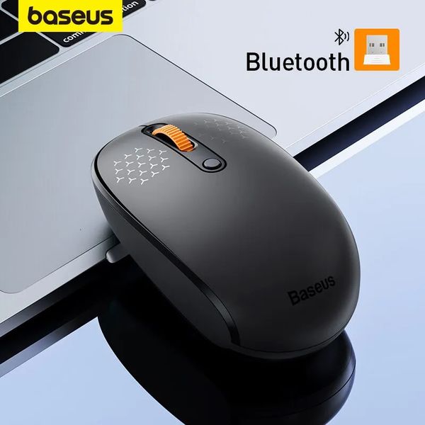 Souris Baseus F01B souris sans fil Bluetooth 50 1600 DPI clic silencieux pour MacBook tablette ordinateur portable PC accessoires de jeu 231030