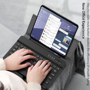 Rate Bluetooth Keyboard Case de cuero para Samsung Galaxy Z plegable 4 plegable 3 2 5G plegable4 Google Pixel Mate X2 XS Lápiz de lápiz de mouse inalámbrico