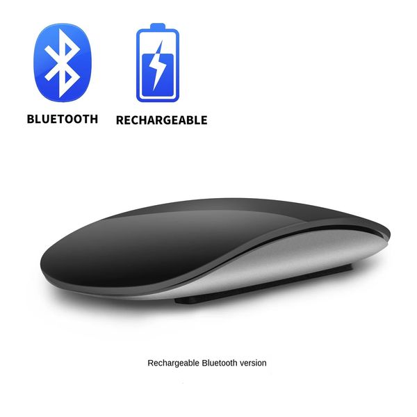 Souris Bluetooth Souris Magique Sans Fil Silencieuse Charge Laser Souris D'ordinateur Ultra Mince Ergonomique PC Souris 231101