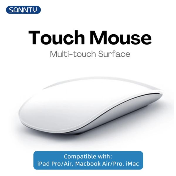 Souris Bluetooth sans fil, rechargeable, multi-arc, ultra-mince, magique, pour Apple Macbook Air Pro, tablette, iPad, Asus, ordinateur portable