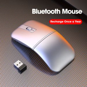 Muizen Bluetooth Draadloze Muizen Gamer USB Draadloze Bluetooth Opvouwbare Muis voor Macbook Computer PC Gaming Oplaadbare Muizen Laptop