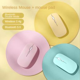 Souris Bluetooth sans fil, souris muette, Rechargeable, iPad, tablette, ordinateur portable, Apple, ordinateur de bureau, Cloud, souris générale