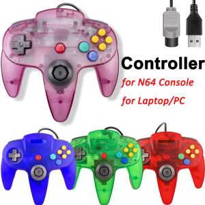 Controlador de ratones para el joystick de la consola retro de Nintendo64 para el Joypad Nintendo 64 Mem Console USB GamePad para N64 PC Control Gaming Joypad