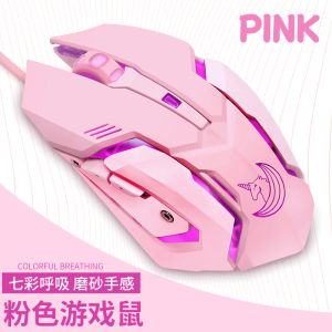 Souris mignon arc-en-ciel Mahaha League of Legends CF dédié ordinateur portable jeu esports souris optique mignon créatif