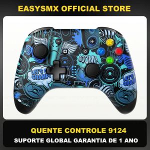 MICE EASYSMX 9124 Wireless Gamepad, Bluetooth -controller voor Samsung Smart TV, PC, Nintendo Switch, Steam Deck, Telefoon, Graffiti