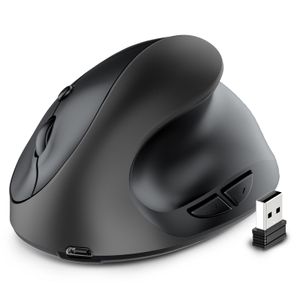 Muizen ergonomische verticale 2.4G muis draadloze rechtshand computer gaming muizen bureaublad rechtop Mause gamer 1600dpi voor pc -laptopkantoor