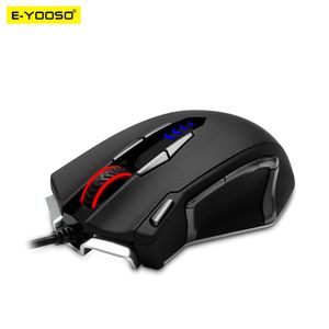 Souris EYOOSO Z7900 USB filaire souris de jeu 10000 DPI jeu souris optique rétro-éclairage Programmable ergonomique pour ordinateur portable