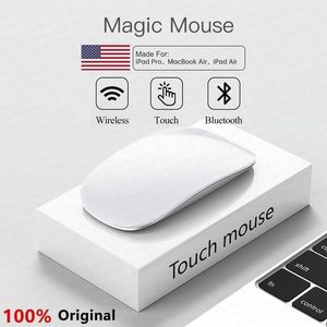 Muizen voor draadloze Bluetooth Touch Magic Mouse Pro Laptop Tablet PC Gaming Ergonomico 231117