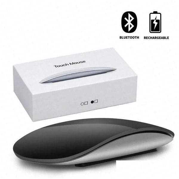 Ratones para Apple Original Inalámbrico Bluetooth Touch Magic Mouse Pro Laptop Tablet PC Gaming Ergonómico 231117 Drop Delivery Computadoras Net Ot8Iu