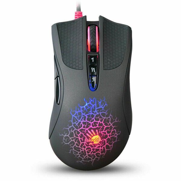 MICE POUR BLOODY A90 OPTICAL GAMING MONDE COLORFUR LARE CONDUSE MICE 4000CPI