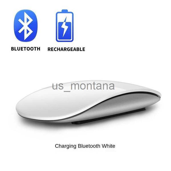 Mouse para Mac Bluetooth 40 Mouse sem fio recarregável Silencioso Multi Arc Touch Mouse Ultrafino Magic Mouse para Laptop Ipad PC Macbook J230606