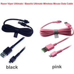 Ratones para Razer Razer Viper Ultimate ratón inalámbrico para juegos Viper ProV2 Basilis Ultimate Naga Viper Cable de datos USB Cable de carga piezas