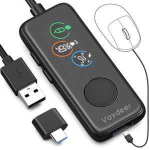 Souris entièrement automatique Jiggler 100 USB Mover absolument indétectable avec écran HD compte à rebours réglable et 3 pistes 230804