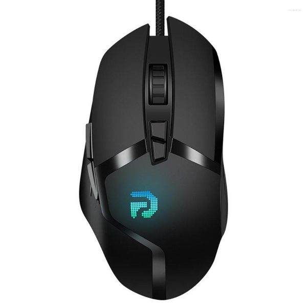 Souris G402 Design Ergonomique Filaire Gaming Souris Mécanique RVB Anti-transpiration LED Rétro-Éclairé Pratique