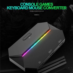 MICE G6L GAMING Clavier de souris Convertisseur Adaptateur de contrôleur mobile filaire portable