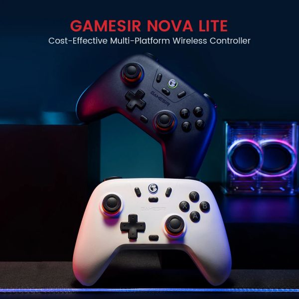 MICE GAYIR T4 Nova Lite Switch Controller Hall Effet GamePad pour Nintendo Switch iPhone Android Phone Mobile Phone Windows PC Steam