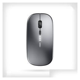 Souris Inphic Pm1 souris sans fil Tra Slim Rechargeale silencieux 1600 Dpi voyage pour ordinateur portable livraison directe ordinateurs réseau Keybo Otq52