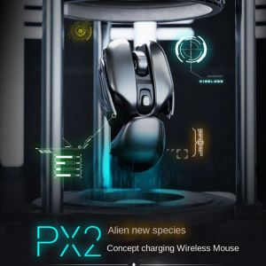 MICE INPHIC PX2 Wireless Mouse: Mute, charge à domicile, adapté à l'ordinateur portable, aux jeux informatiques, au bureau, Apple, Dell, Lenovo, Asus Desktop