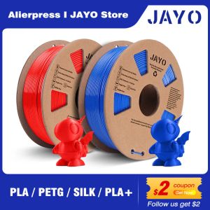 MICE JAYO ABS/PLA Meta/PETG/Silk/TPU/Wood/Rainbow/Marble 3D -printer Filament 1,75 mm 2 Roll 3D -printmaterialen voor 3D -printer