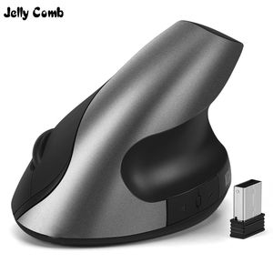 Souris Jelly Comb 6 boutons souris verticale 2.4G sans fil pour ordinateur portable portable optique main droite souris ergonomique réglable DPI 1600