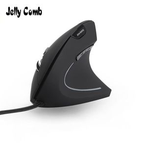 Souris Jelly Comb Souris optique verticale filaire Souris ergonomique 3200DPI 7 boutons Repose-poignet Protéger les souris de jeu pour PC portable