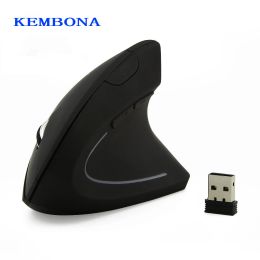 Souris KEMBONA 1600 DPI souris verticale 3D souris verticale sans fil avec récepteur USB souris de jeu ergonomie Mause pour souris de jeu PC