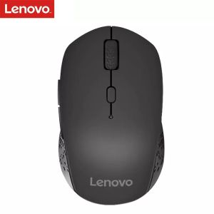 Muizen Lenovo Howard draadloze muis, 2,4 GHz draadloze Bluetooth-muis met nano USB-ontvanger Draagbare muis voor laptop-pc-computer