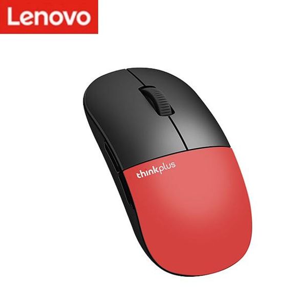 Souris Lenovo ThinkPad Thinkplus E3 Wireless Mouse Mute 2.4Ghz ROUGE Noir Ordinateur portable