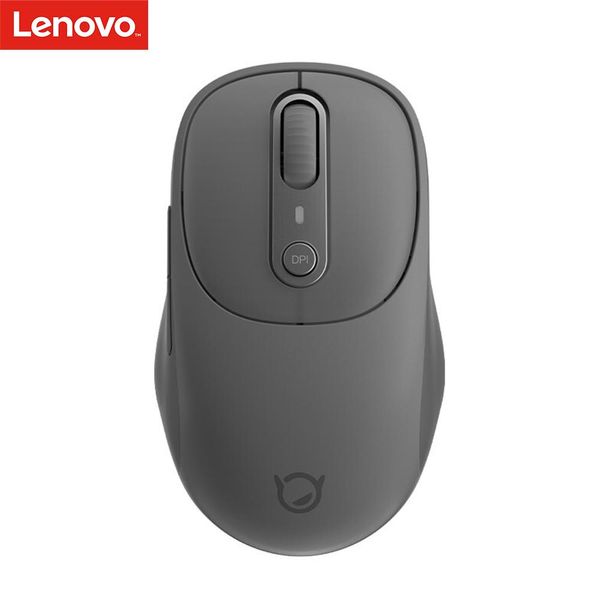 Souris Lenovo Xiaoxin Rechargeable Wireless Mouse plus Silent Edition Gird Gaming Bluetooth 5.0 PC MOUSE Mini USB blanc pour ordinateur