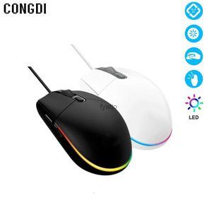 MICE LightSpeed Wired Gaming Mouse 1600 DPI 6 Boutons programmables RGB GAMES SPORTS ERGONOMIQUE POUR LA PC HOME OFFICIE H240407