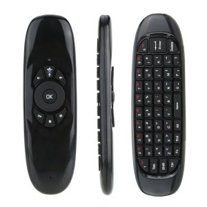 Souris Mini Air Mouse C120 Fly Air Mouse, clavier sans fil, pour Android TV Box/PC/TV Smart TV Portable Mini