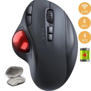 MICE MISSGOAL 2.4G Souris Bluetooth Trackball sans fil 1600 DPI USB RECHARAGE SOUTION ERGONOMIQU